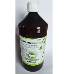 Anibio - Sommerspray til hest 1000 ml. refill Flaske uden spray
