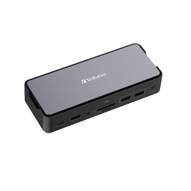 Verbatim - USB-C Pro dockingstation 15 porte m/SSD inkluderet CDS-15SSD