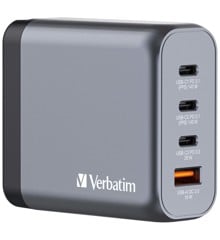 Verbatim - GNC-140 GaN Ladegerät 4 Port 140W USB-A/USB-C