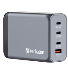 Verbatim - GNC-240 GaN Charger 4 Port 240W USB-A/USB-C