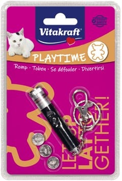 Vitakraft - BLAND 4 FOR 119 - LED lygte "Catch the light" kattelegetøj 8 cm