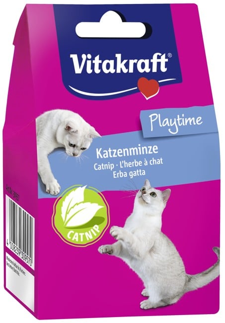 Vitakraft - BLAND 4 FOR 119 - Catnip refill i æske 20g