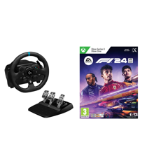 Logitech - G923 Racing Wheel and Pedals for Xbox - Bundle with F1 24 /Xbox Series X