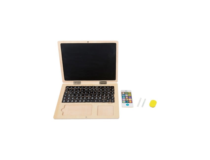 Small Foot - Wooden Laptop with Magnet Board (I-SF11193)