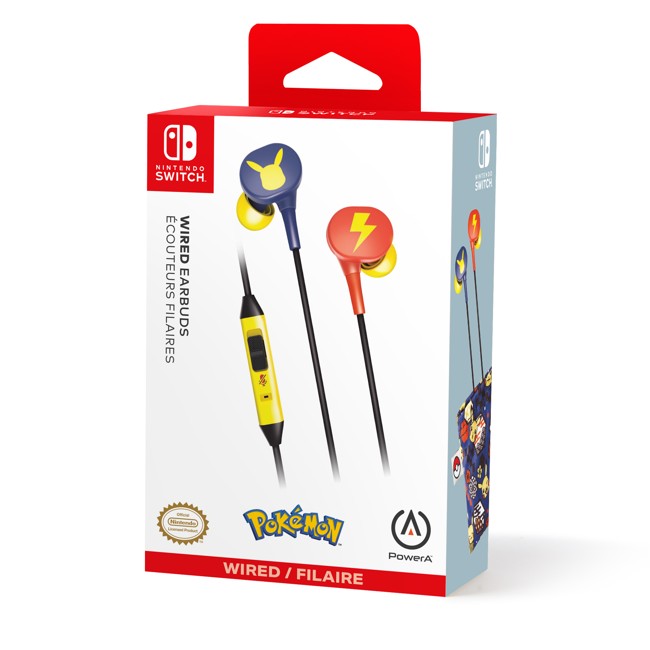 PowerA NSW Wired Earbuds - Pokémon Pikachu Blossom