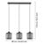 EGLO - Ginestrone-Z long table pendant black L90 - RGB + TW - Zigbee, Bluetooth thumbnail-5