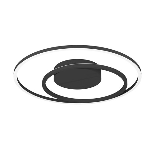 EGLO - Calagrano-Z taklampa – Svart – Ø45 cm – RGB + TW – Zigbee & Bluetooth