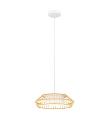 EGLO - Yuku-Z pendant lamp bamboo Ø46 - RGB + TW - Zigbee, Bluetooth