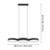 EGLO - Barbano-Z long table pendant black L84.5 - RGB + TW - Zigbee, Bluetooth thumbnail-5