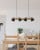 EGLO - Hornwood-Z long table pendant natural and black L78 - RGB + TW - Zigbee, Bluetooth thumbnail-2