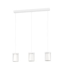 EGLO - Chiusello-Z Long Table Pendant Light - White L83 - RGB + TW - Zigbee, Bluetooth