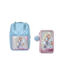 TOPModel - Triple Pencil Case and Backpack  ICEWORLD