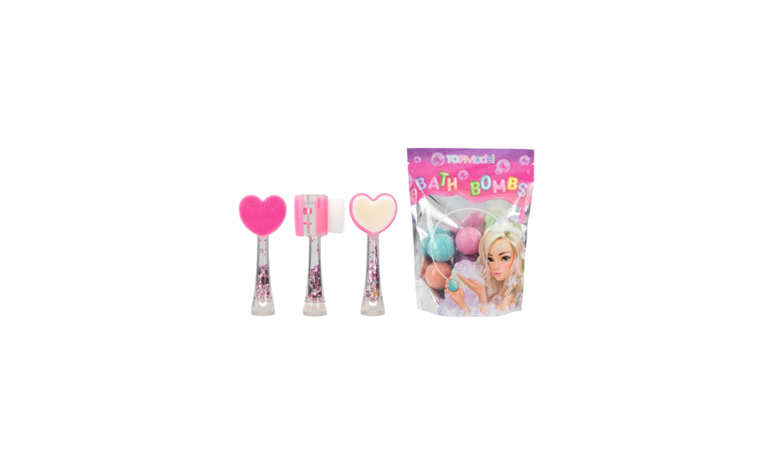 TOPModel Face Brush and Bath Bombs - Beauty and Me