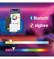 EGLO - Carossa-Z förlängning vit Ø8 - RGB + TW - Zigbee, Bluetooth