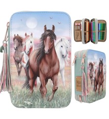 Miss Melody - Triple Pencil Case HOOF CLATTER ( 0413121 )