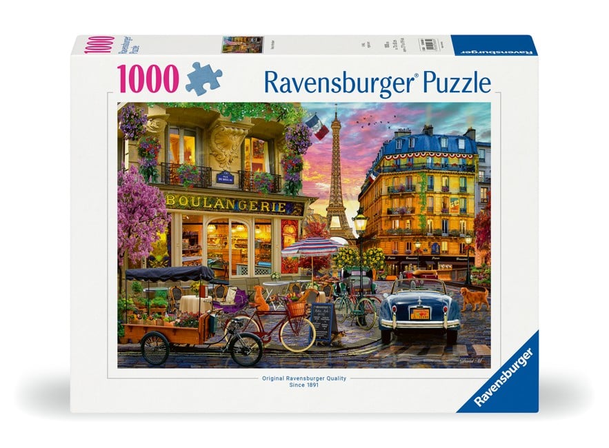 Ravensburger - Puslespil Paris At Dawn 1000 brikker