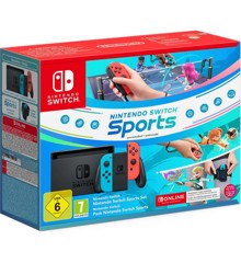Nintendo Switch Console - Neon Blue/Red + Nintendo Switch Sports