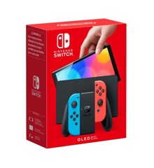 NINTENDO Switch OLED Console - Neon Red/Blue