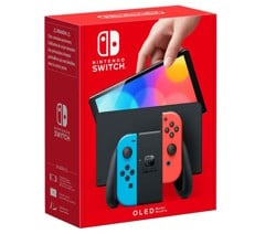 NINTENDO Switch OLED Console - Neon Red/Blue