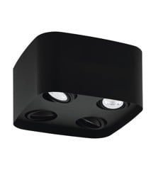 EGLO - Caminales-Z ceiling lamp black 24x24 - RGB + TW - Zigbee, Bluetooth