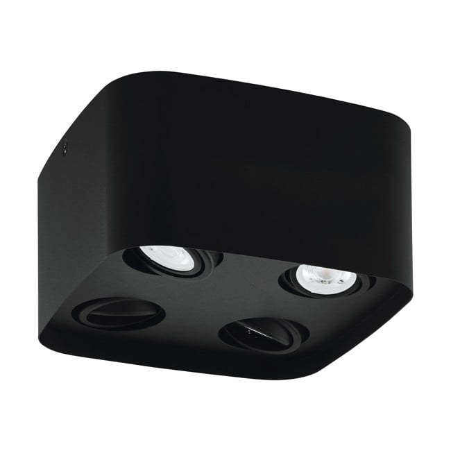 EGLO - Caminales-Z loftlampe sort 24x24 - RGB + TW - Zigbee, Bluetooth