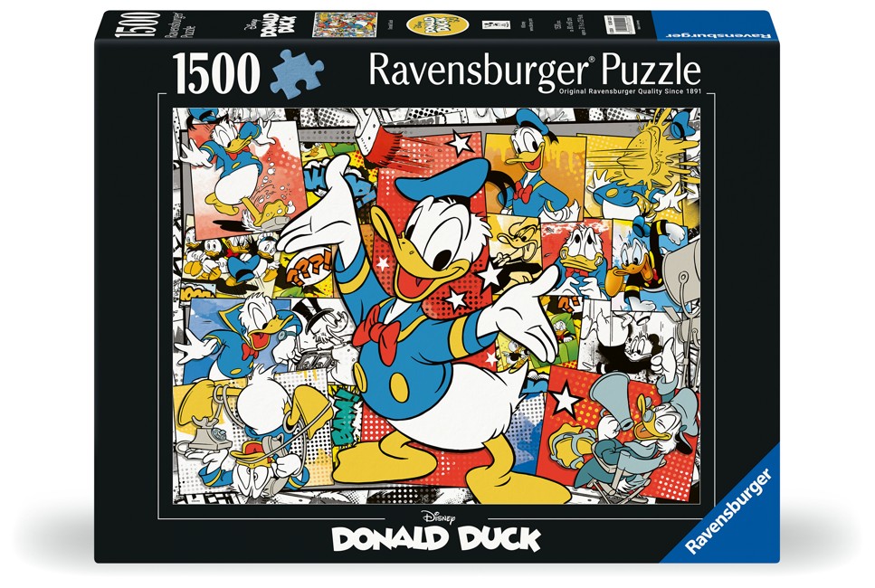 Ravensburger - Puslespil Donald Duck 1500 brikker