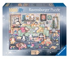 Ravensburger - Puzzle Crazy Cats Christmas Crackers 1000p (12001244)