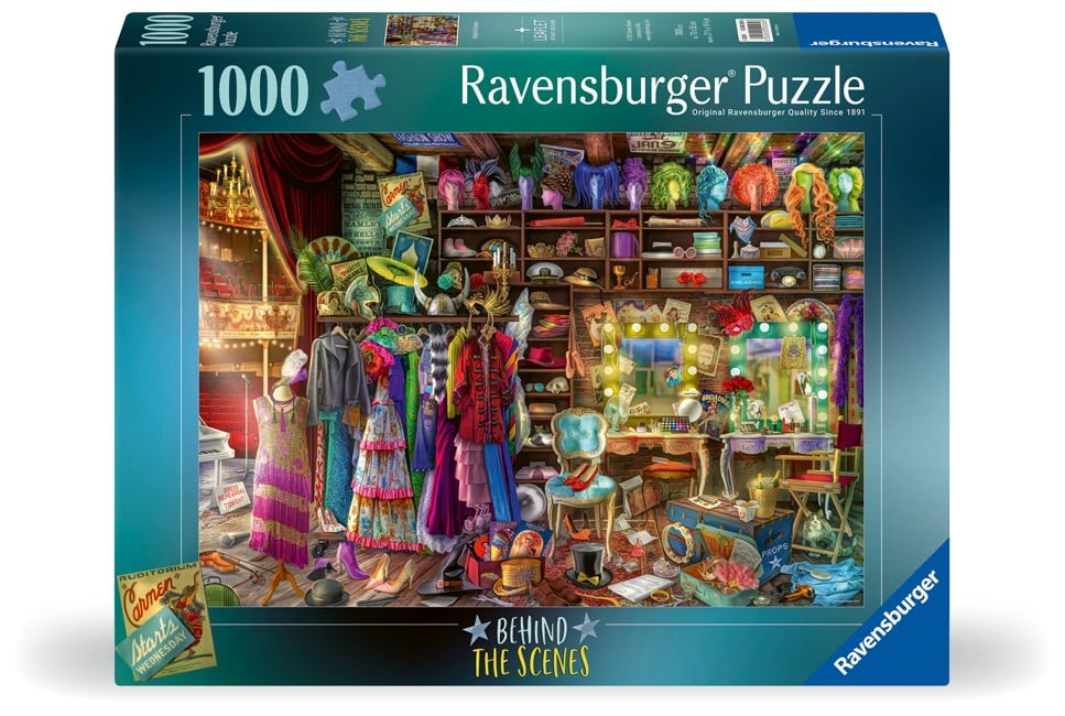 Ravensburger - Puslespil Behind the Scenes 1000 brikker