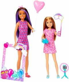 Barbie - Celebration Fun Birthday Skipper and Stacie Doll (HKB12)