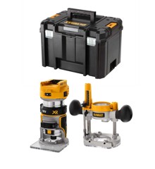 DeWalt overfræser & kantfræser 18V XR i TSTAK Solo ( uden batteri og lader )