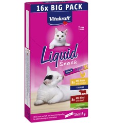 Vitakraft - Liquid Snack Multipack with chicken and beef for cats 16x15gr -  (58554)