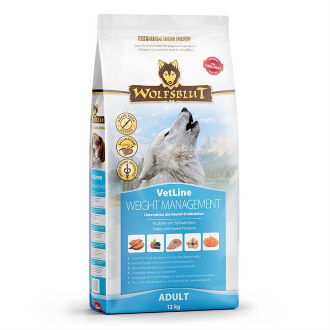 Wolfsblut - Hundefoder - Vetline Weight Management - Til Hunde der vejer for meget 12 kg.