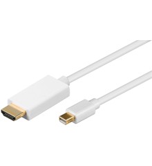MicroConnect - Mini Displayport-HDMI, M/M, 5m, White