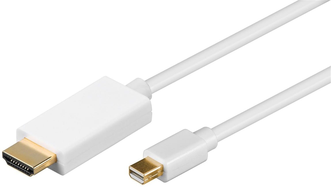 MicroConnect - Mini Displayport-HDMI, M/M, 5m, White