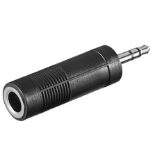 MicroConnect - Audio Adapter 3.5mm Stereo Male - 6.35mm Stereo Female