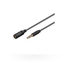 MicroConnect - 3.5mm Minijack slim Extension Cable, 3m