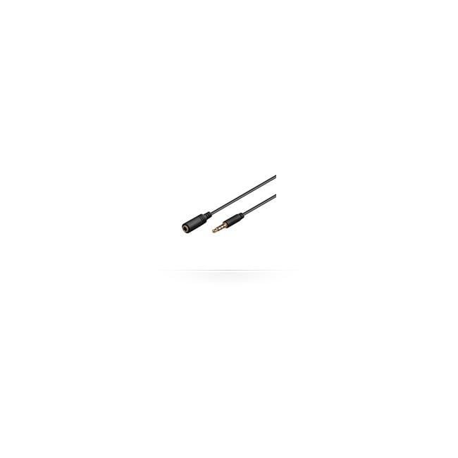 MicroConnect - 3.5mm Minijack slim Extension Cable, 3m