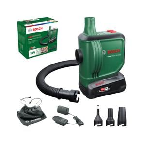 Bosch DIY - EasyInflate 18V-500 luftpumpe til luftmadrasser kan pumpe og suge luften ud igen.(1x 2,0 Ah Akku; 18 Volt)