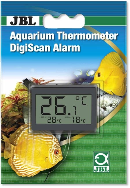 JBL - Aquarium Thermometer Digiscan Alarm Digital 5X3,5Cm - (133.0604)