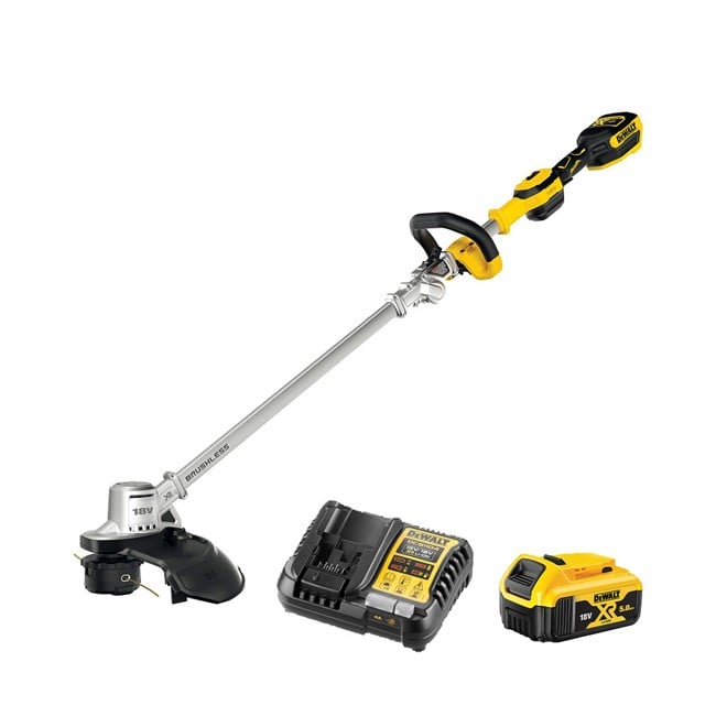 Dewalt DCMST561P1-QW 18V XR græstrimmer - 1x 5.0Ah og Lader