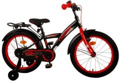 Volare - Children's Bicycle 18" - Thombike Black Red (21792)