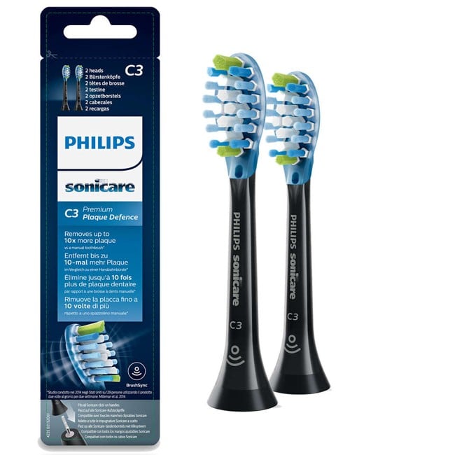 Philips - Sonicare C3 Premium Toothbrush Replacement Heads 2 Pack