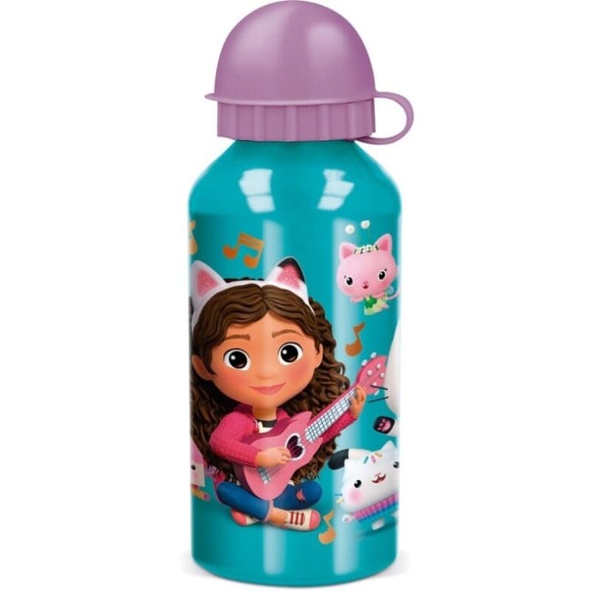 Stor - Aluminium Bottle 400 ml - Gabby's Dollhouse (21234)