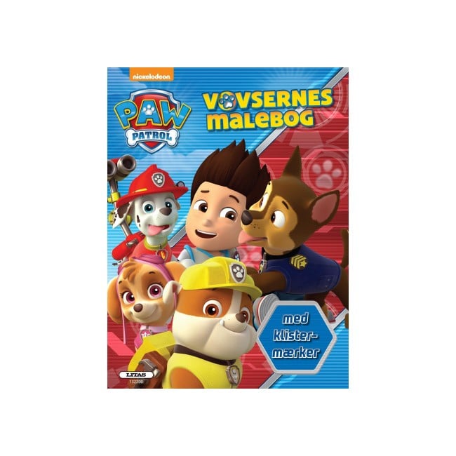 Carlsen - Paw Patrol: Vovsernes Malebog med klistermærker