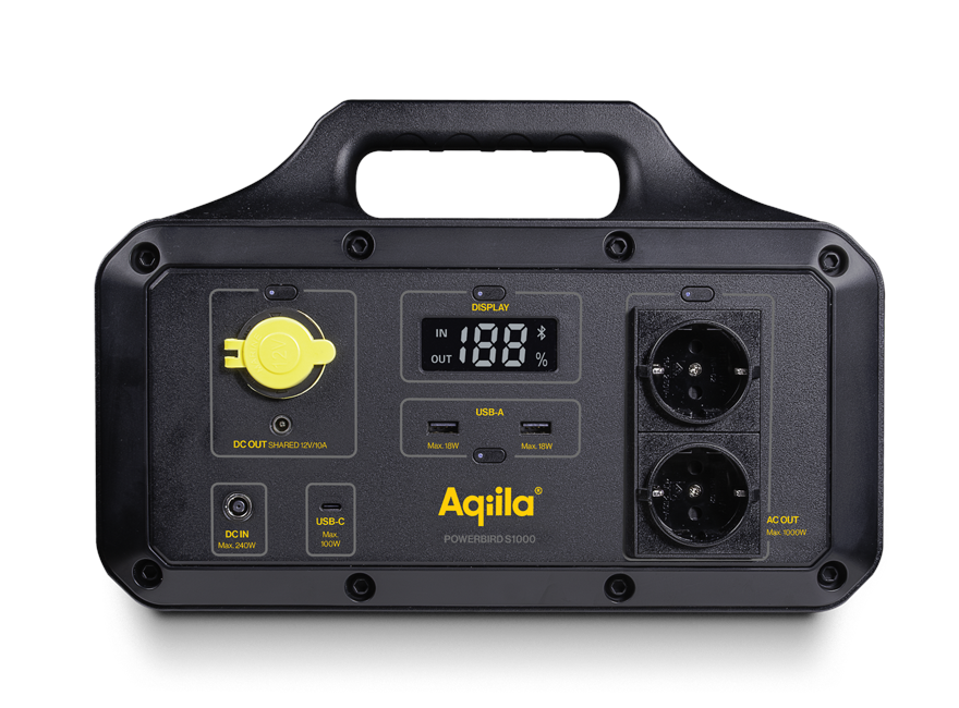 Aqiila - Powerbird S1000 - Portable Powerstation, 768Wh / 1000W