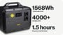 Aqiila - Powerbird S1500 - Portable Powerstation, 1568Wh / 1500W thumbnail-3