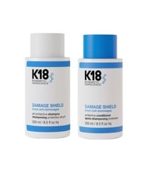 K18 - DAMAGE SHIELD pH Protective Shampoo 250 ml + K18 - DAMAGE SHIELD Protective Conditioner 250 ml