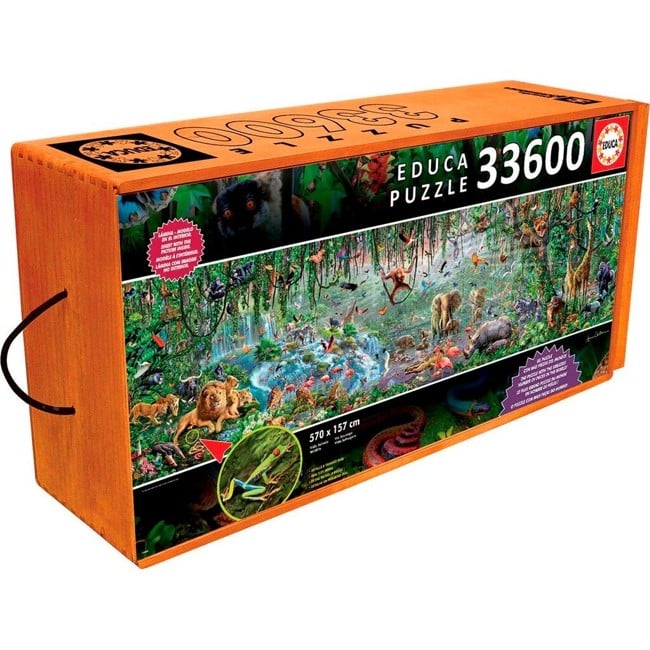 Educa - 33600 Pcs - Wildlife (016066)