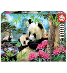 Educa - 1000 pcs - Morning Panda Puzzle (017995)