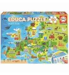 Educa - 150 pcs - Mapa Europe Puzzle (80-18607)